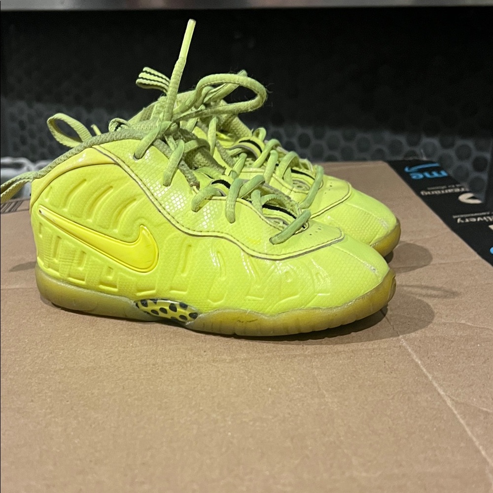 Nike Kids Neon Yellow Sneakers
